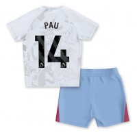 Aston Villa Pau Torres #14 Replica Away Minikit 2023-24 Short Sleeve (+ pants)